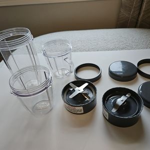 NutriBullet Magic Bullet NB101S Replacement Blades, Cups, and Caps